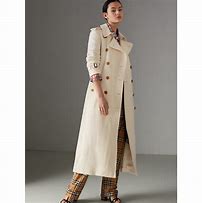Image result for Burberry Panel LED Linen Trench Coat