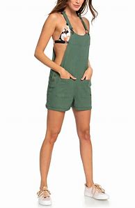 Image result for Linen Overalls Shorts