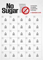 Image result for No Sugar Calendar