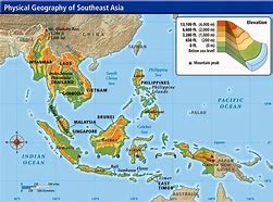 Image result for Southeast Asia Physical Features