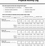 Image result for Physical Activity Tracker Sheet