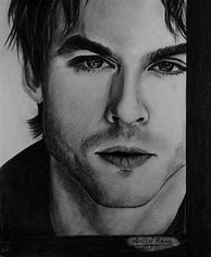 Image result for Damon Salvatore Drawing Easy