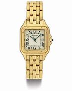 Image result for Cartier Gold Bracelet Watch