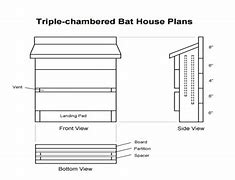 Image result for Bat House Plans