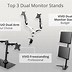 Image result for Dual Display Monitor Stand