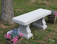 Image result for Cement Benches Outdoor