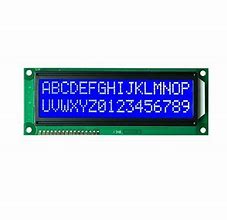 Image result for 162 LCD Blue Large Text