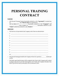 Image result for Work Training Contract Template