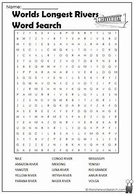 Image result for Longest Word Search Puzzles
