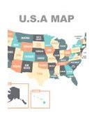 Image result for 50 States Map Full Size
