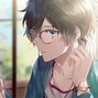 Image result for Anime Boy with Glass