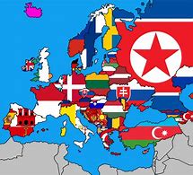 Image result for national flags europe map