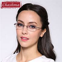 Image result for Bottom Rimless Eyeglasses
