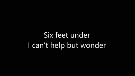 6 Feet Under Lyrics Billie Eilish