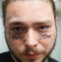 Image result for Rappers with Face Tattoos