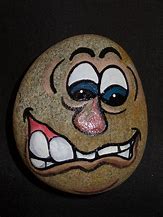 Image result for Pebble Rock Painted Art People