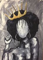 Image result for Black Queen Adjusting Crown