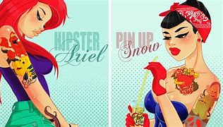 Image result for Hipster Disney Princess