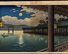 Image result for Summer Moon at Miyajima