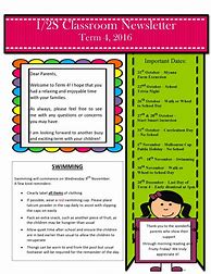 Image result for School Newsletter Templates for Teachers