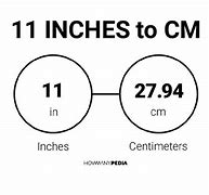 Image result for How Much Is 11 Inches in Cm