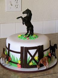 Image result for Horse Theme Birthday Cake