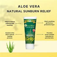 Image result for Aloe Vera Gel for Sunburns