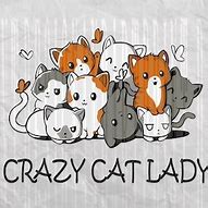 Image result for Crazy Cat Lady Silhouette