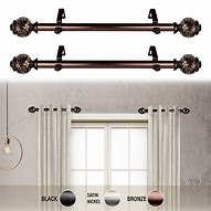 Image result for 12-Inch Curtain Rods