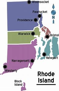 Image result for Free Printable Map of Rhode Island