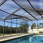 Image result for Pool Cage Privacy Screen