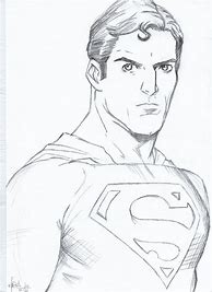 Image result for Pencil Drawings of Superman