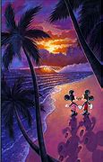Image result for Mickey Mouse Sunset