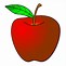 Image result for Red Apple Clip Art Transparent Background