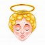 Image result for Angel Smiley-Face Emoji