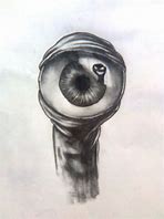 Image result for Alien Eyes Drawing