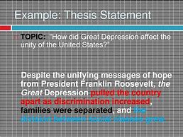 Image result for Examples of Thesis Statements On Oppression