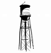 Image result for Water Tower Line Drawing