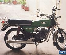 Image result for Green Colour Yamahaa RX100 Bike