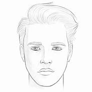 Image result for Boy Face Sketch