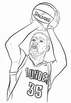 Image result for Kevin Durant Coloring Sheet