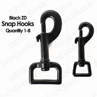 Image result for Black Swivel Snap Hooks