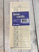 Image result for Amano Time Clock Cards