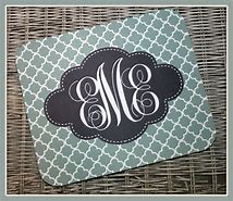 Image result for Monogram Mouse Pad