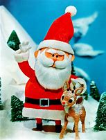 Image result for Rudolph the Red Nosed Reindeer and Santa