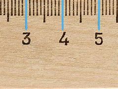 Image result for Diagram of a Ruler with Measurements