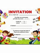 Image result for Carte Invitation Pour Enfants