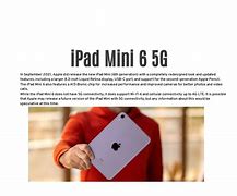 Image result for iPad Mini 6 5G