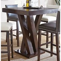 Image result for 8 Chair Bar Height Table