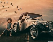 Image result for Classic Car by Road Wallpaper
